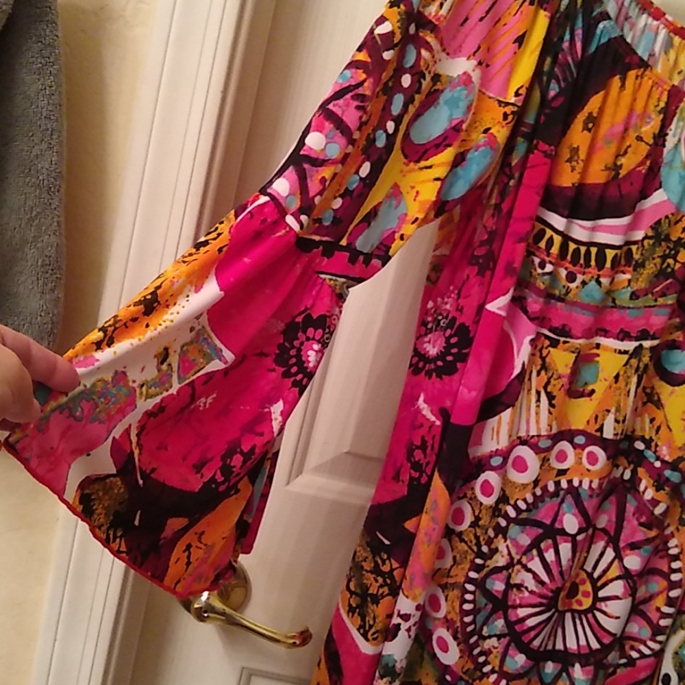 Funky Color Stretch Dress